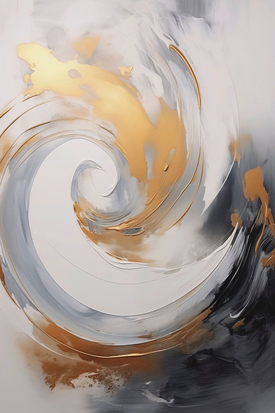 Vórtice abstrato — design completo