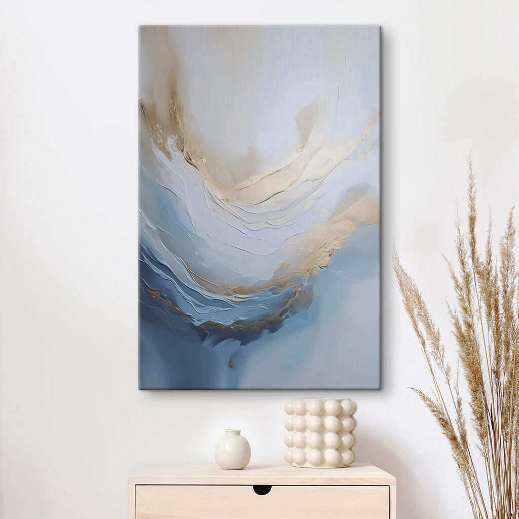 Camadas azul-gelo e areia — interior 2