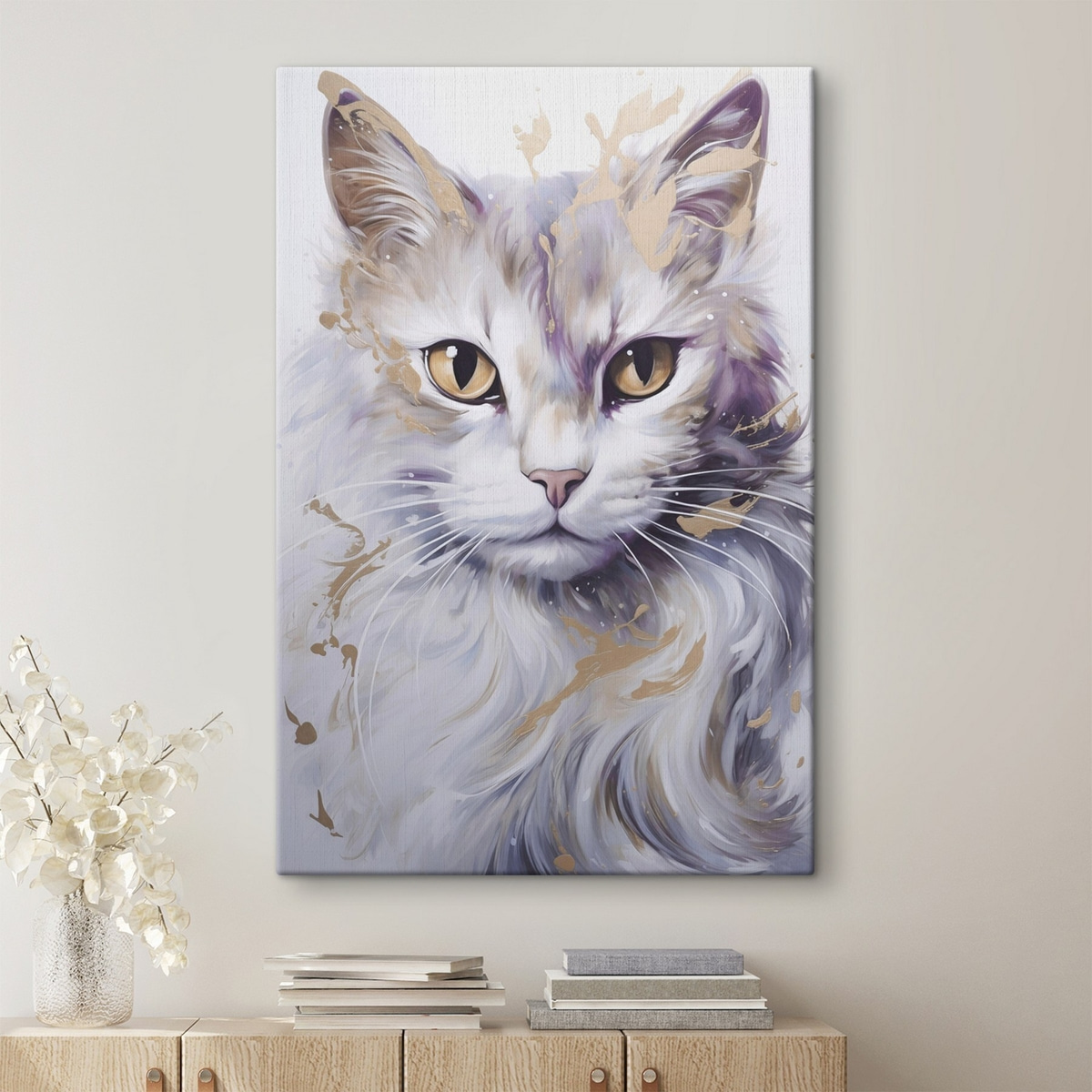 Gato abstrato — interior 1
