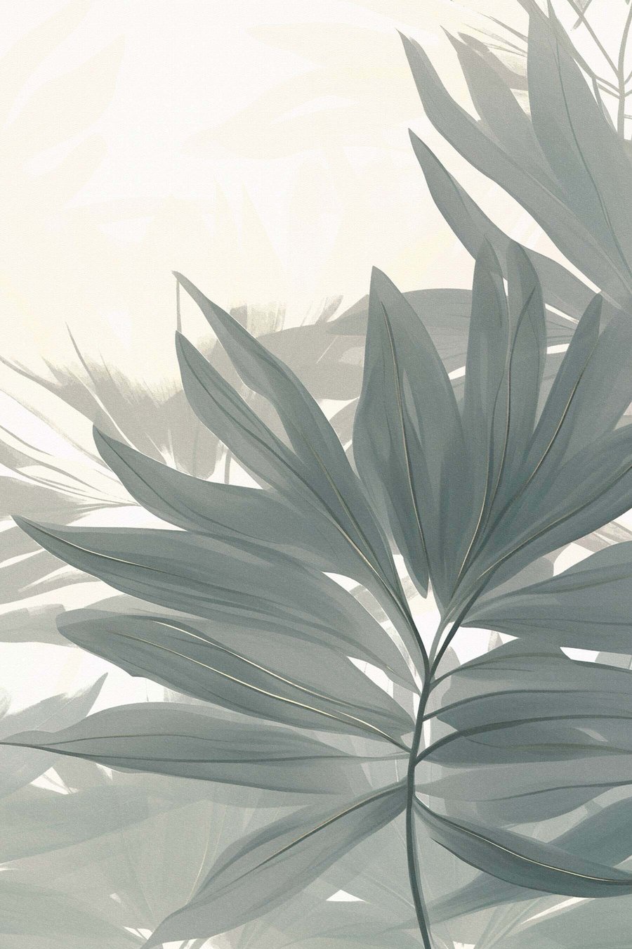 Folhas tropicais — design completo