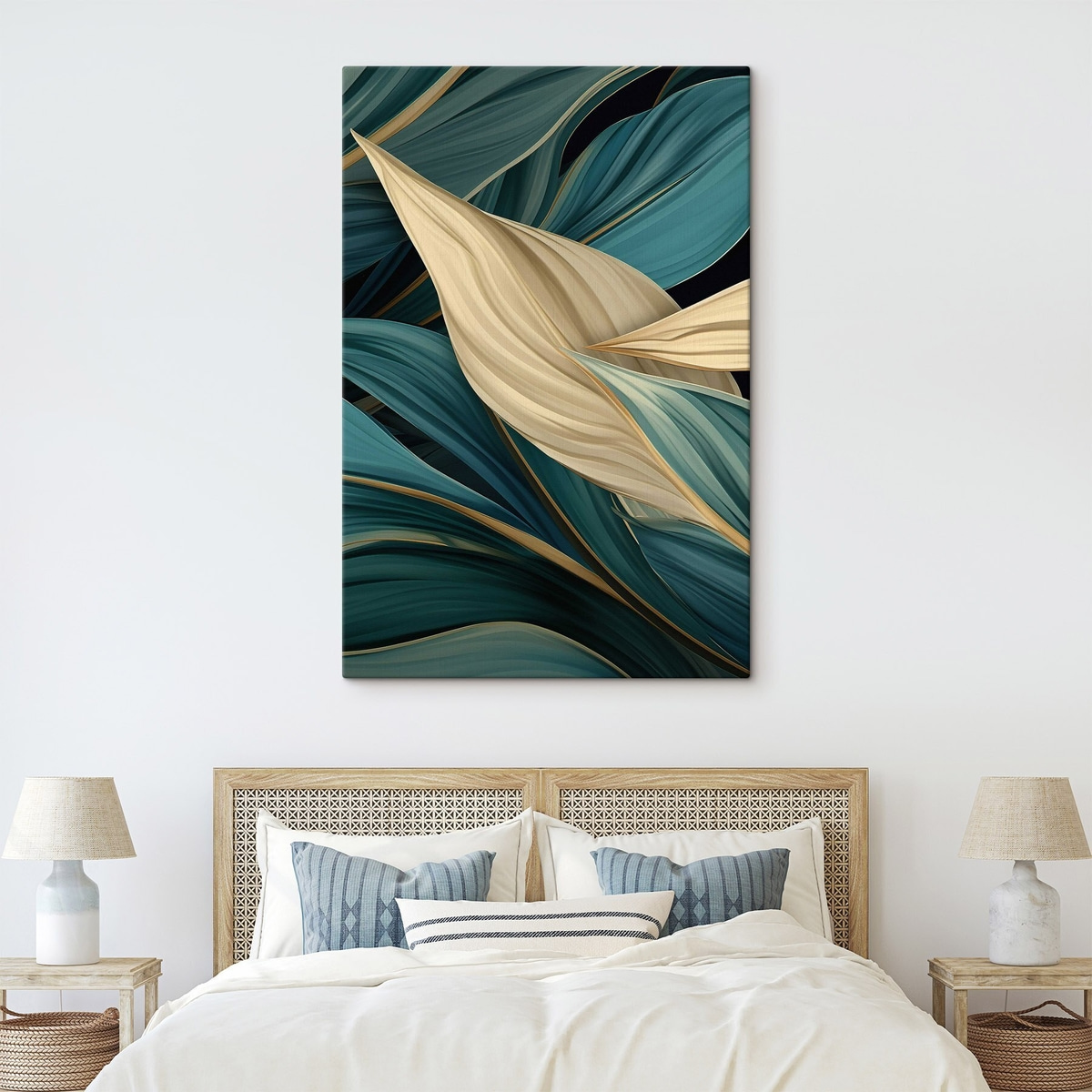Grandes folhas abstratas — interior 2