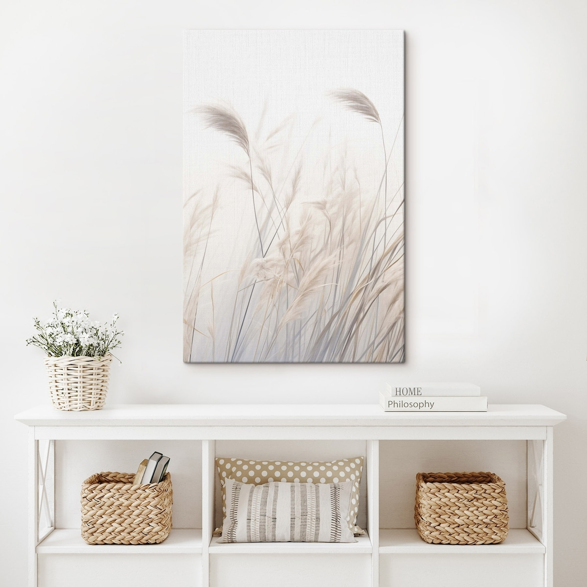 Plantas em fundo claro — interior 1