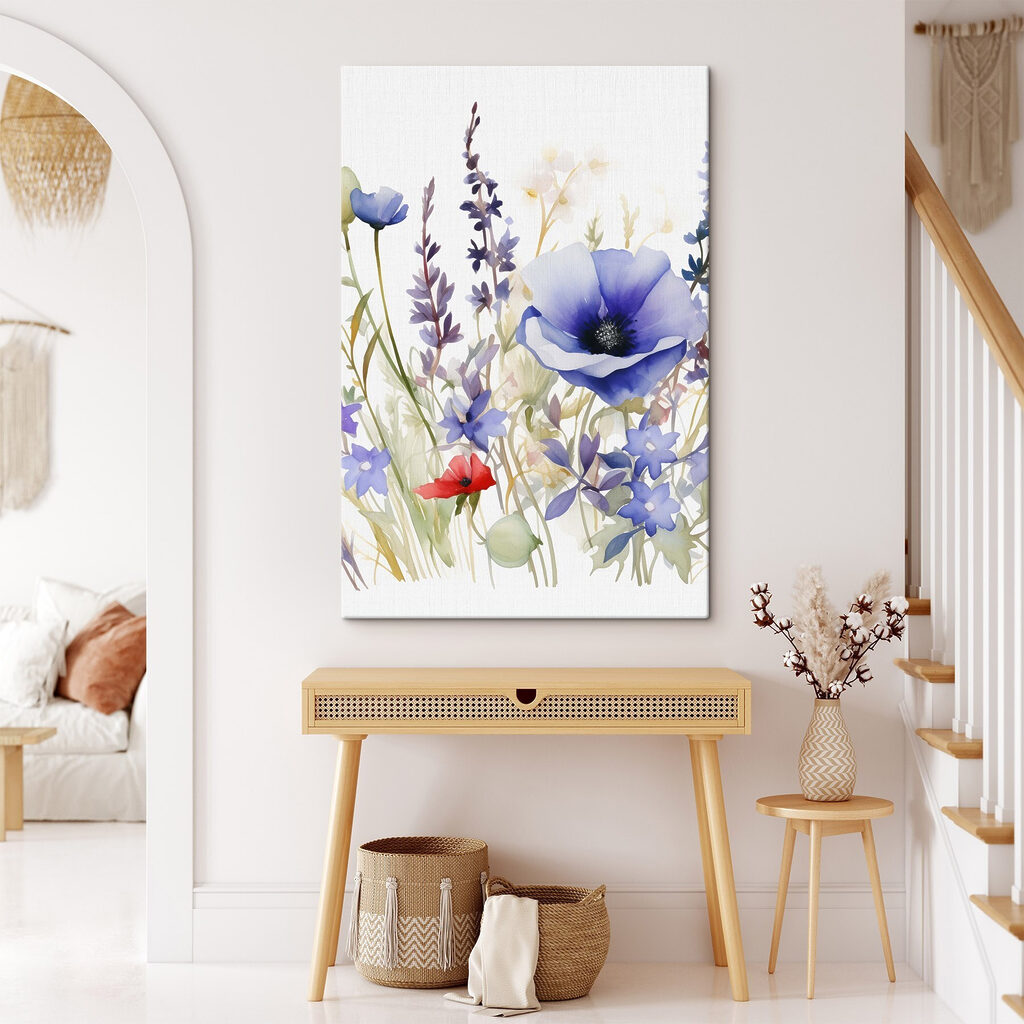 Flores silvestres azuis — interior 2