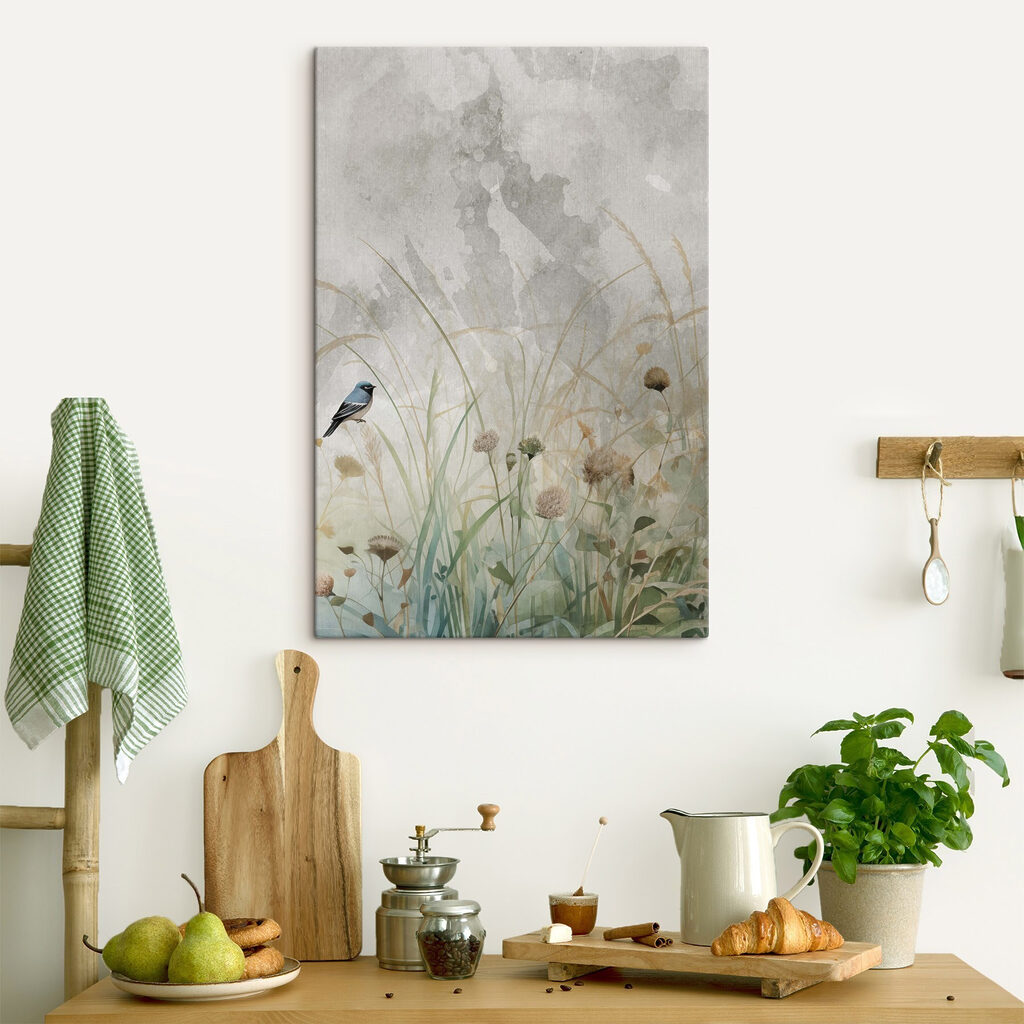 Passarinho entre hastes — interior 2