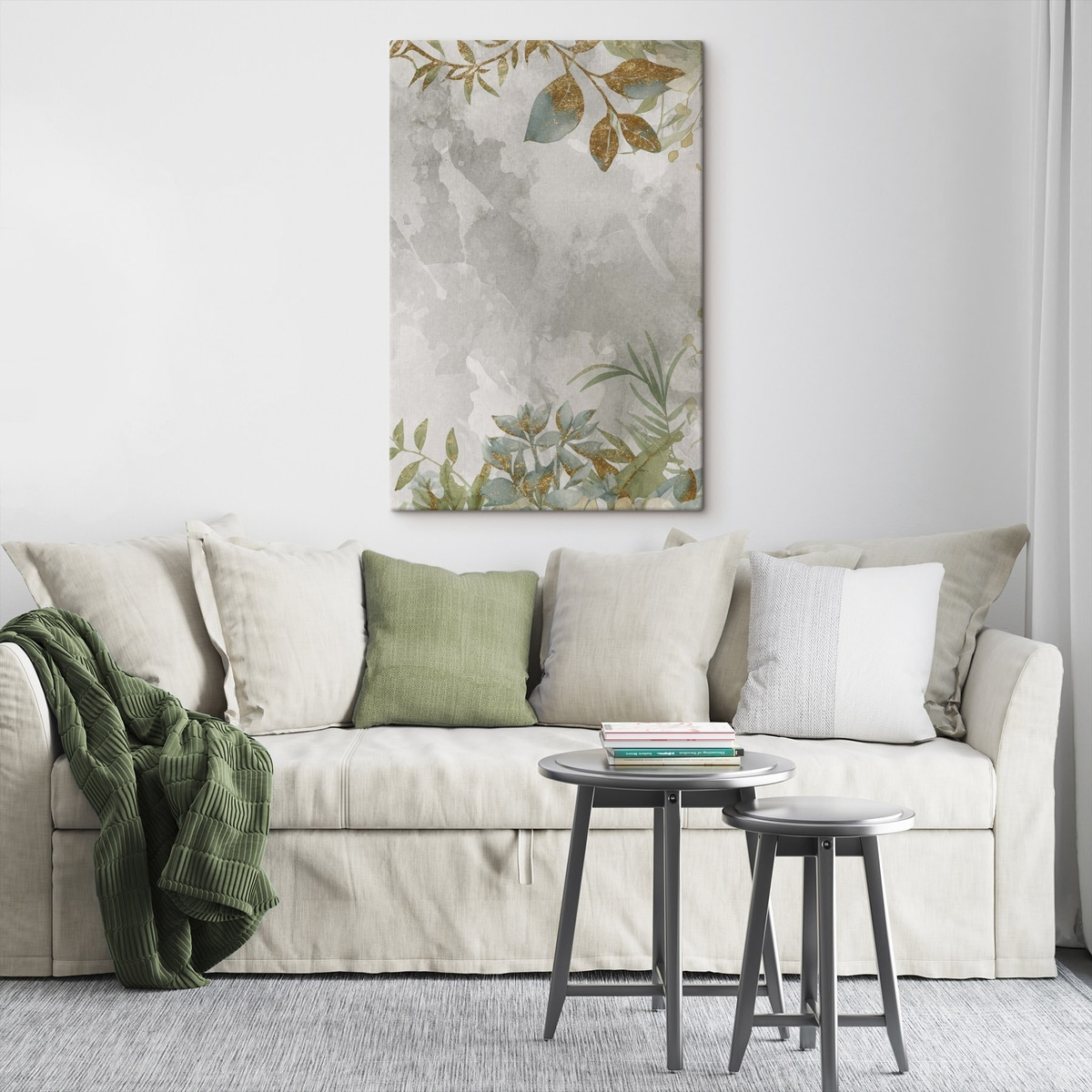 Plantas sobre fundo claro — interior 2