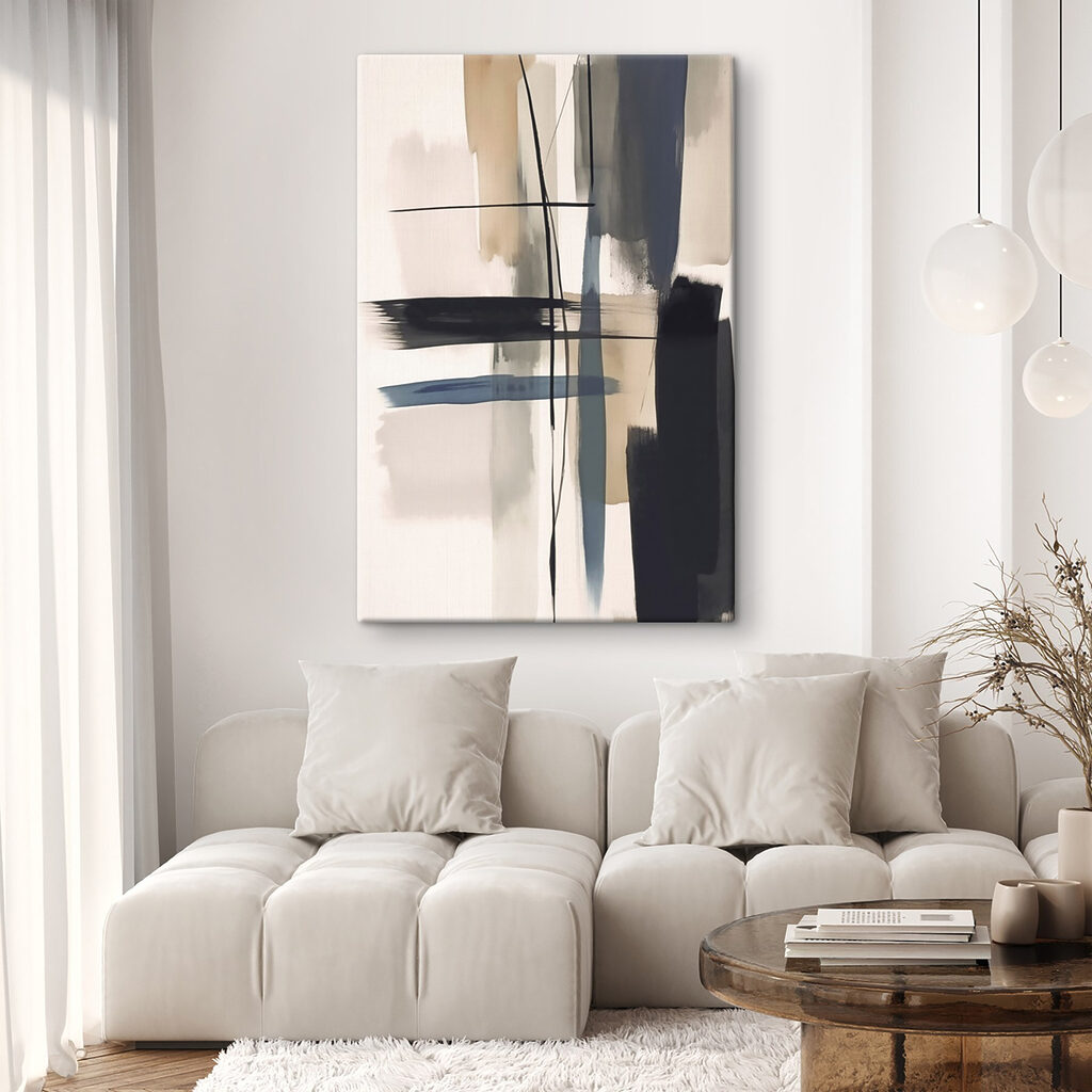 Cruzamento preto com azul — interior 2