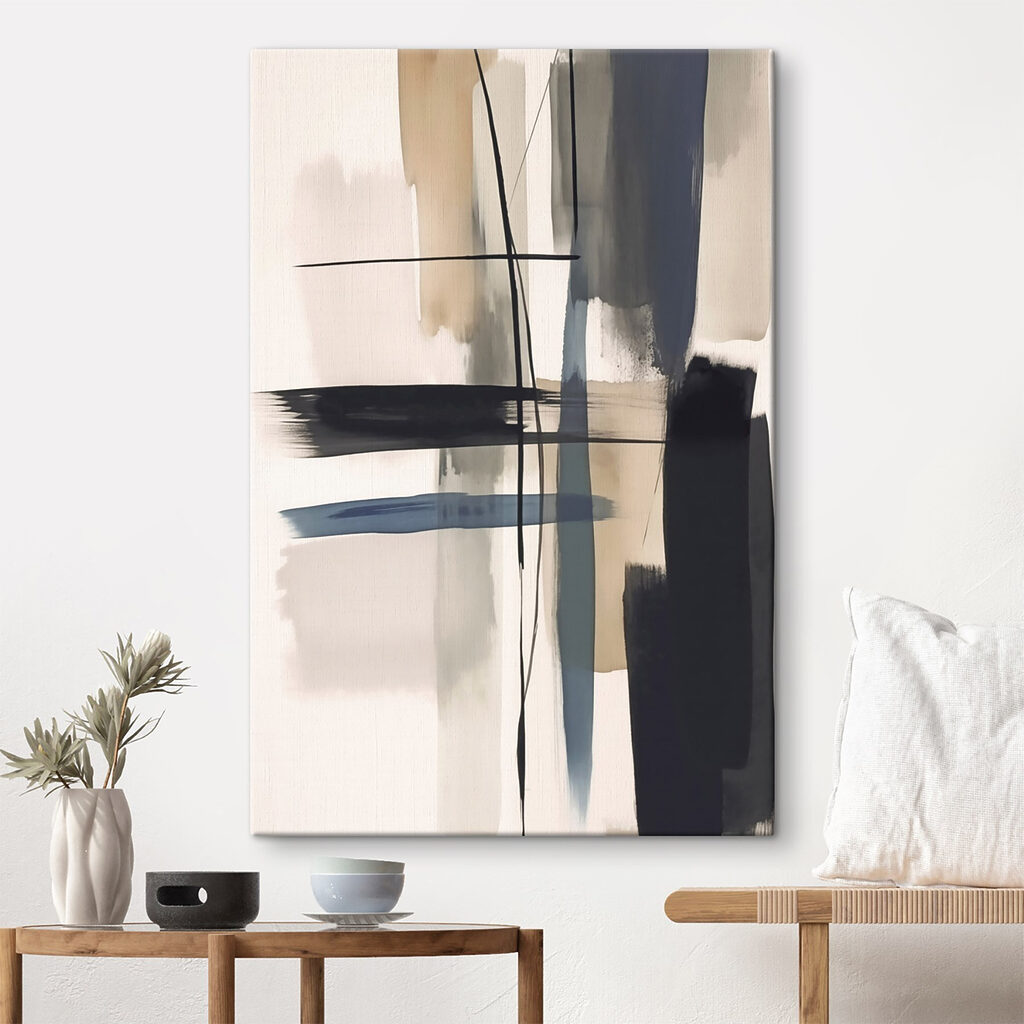 Cruzamento preto com azul — interior 3