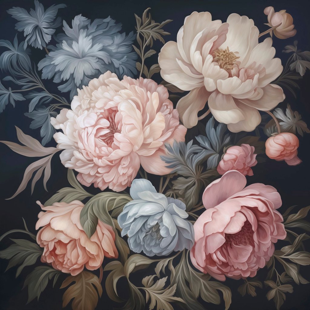 Flores decorativas — design completo