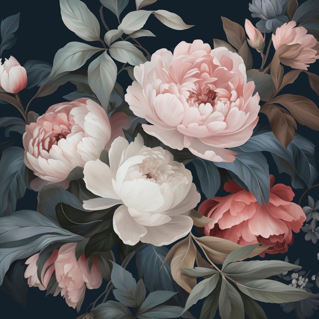 Flores decorativas — design completo