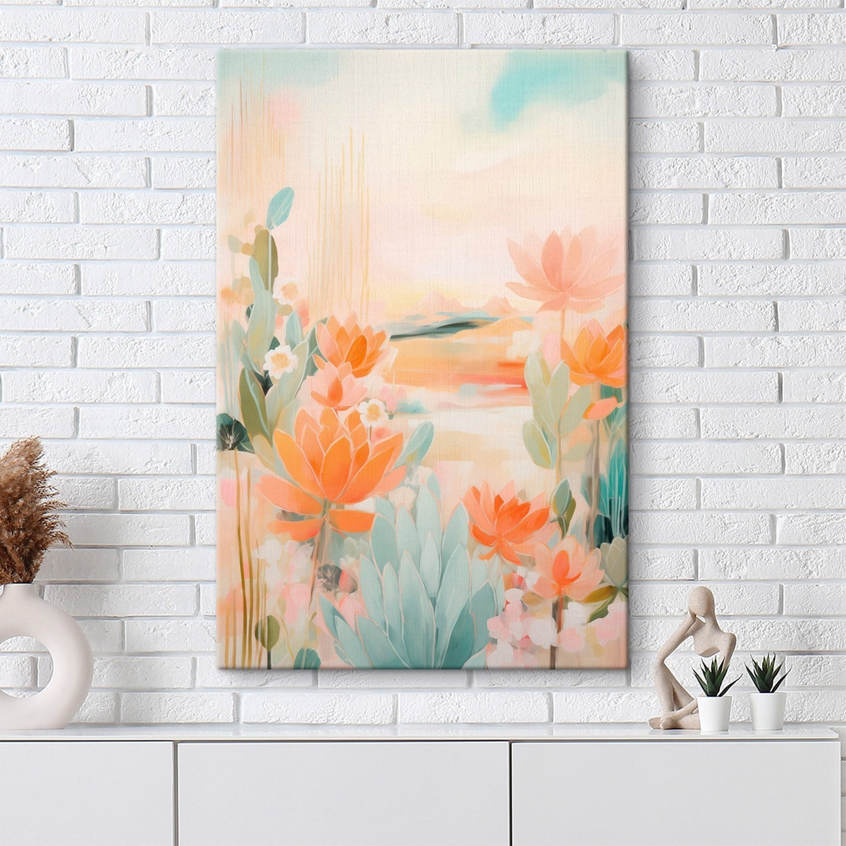 Paisagem rosa e azul — interior 3