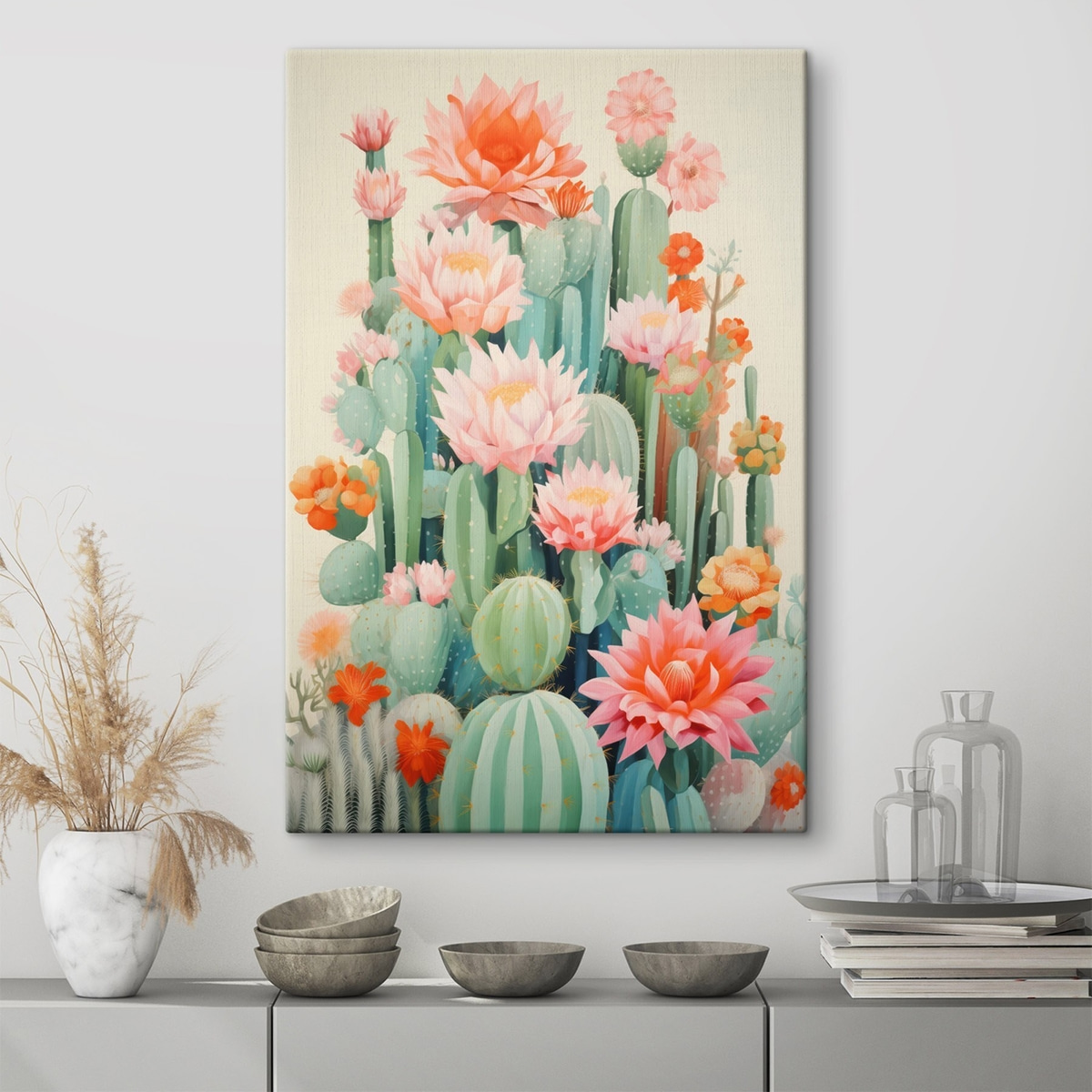 Cactos em flor — interior 3