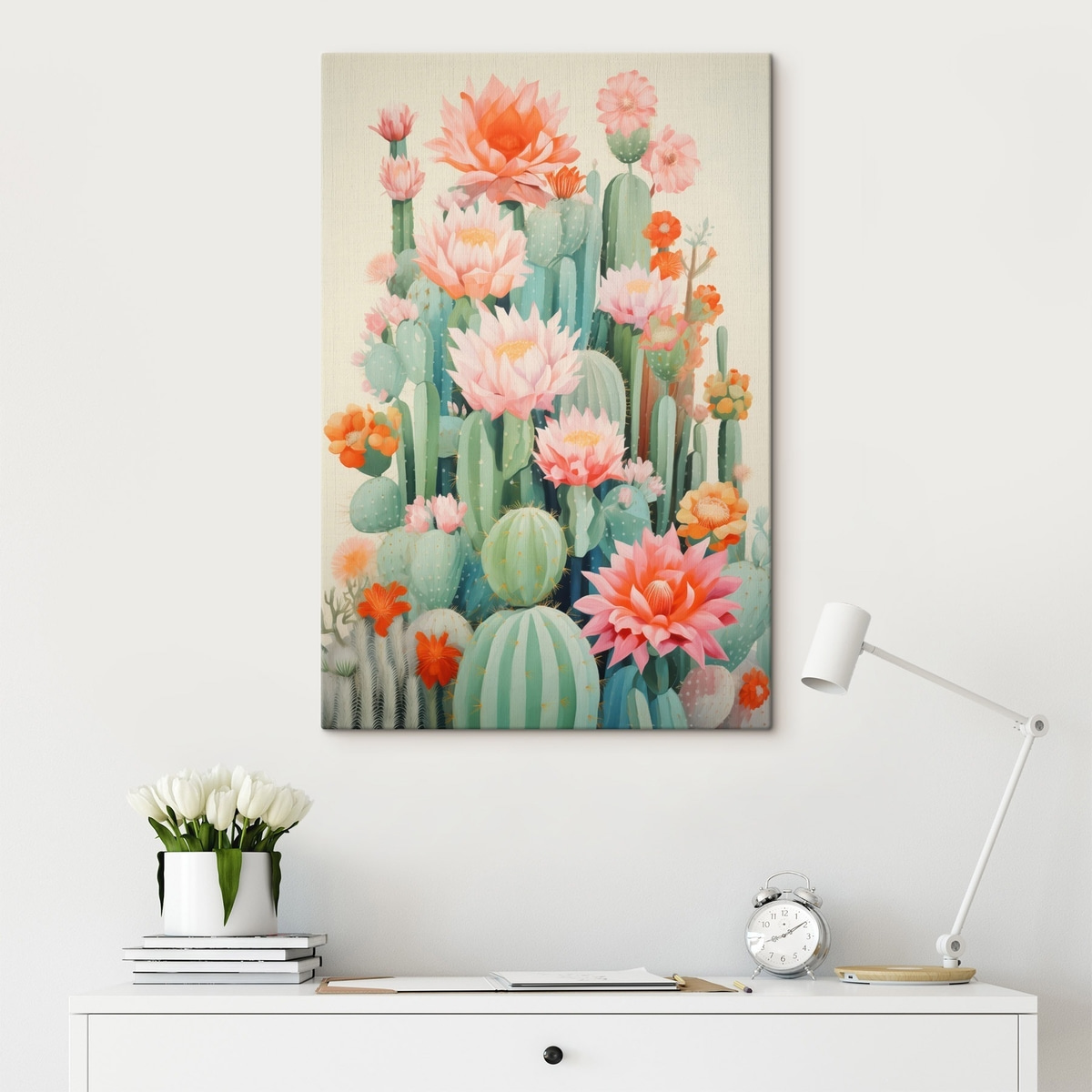 Cactos em flor — interior 2