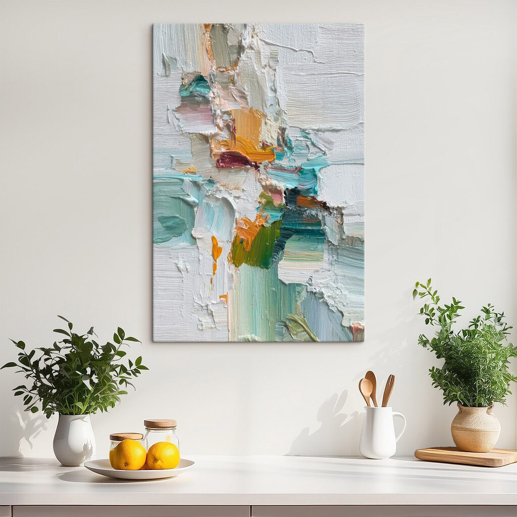 Branco com toques verdes — interior 3