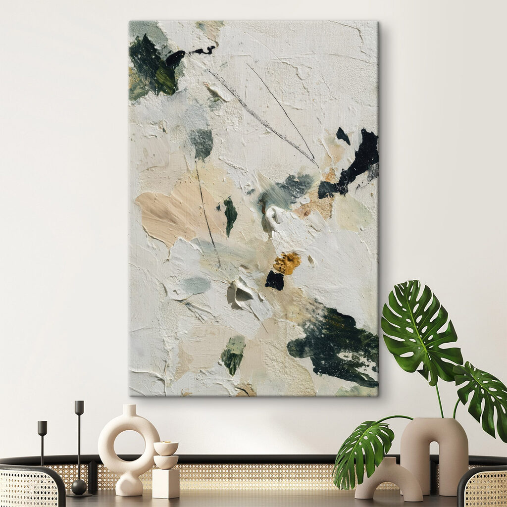 Cacos verdes em creme — interior 1