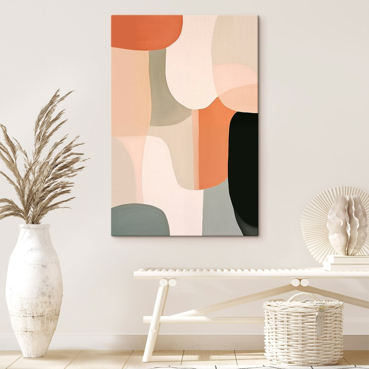 Composição abstrata — interior 1
