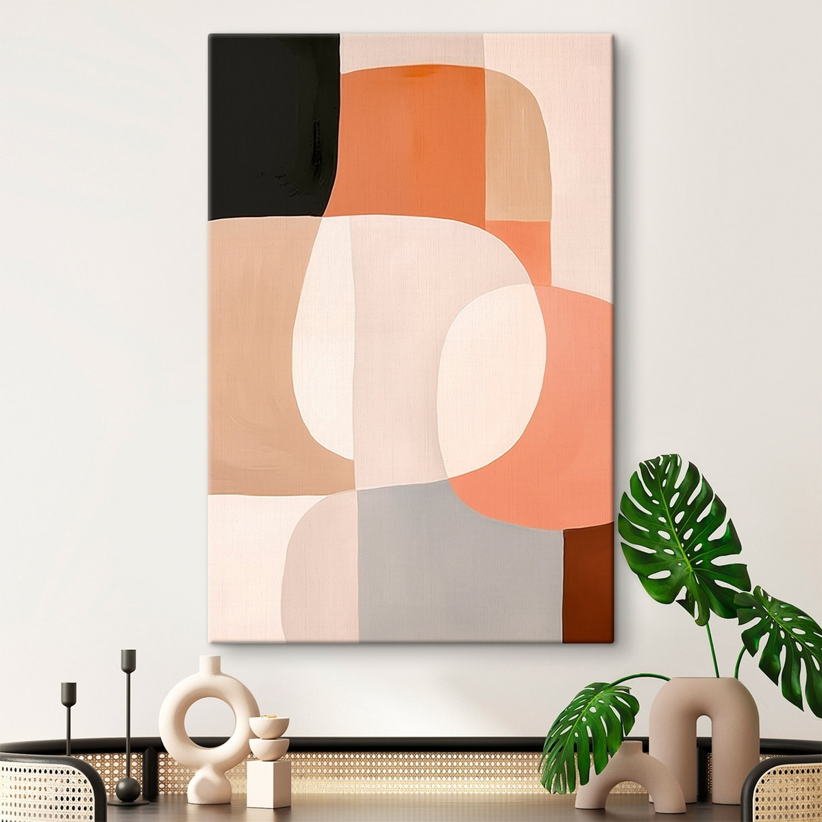 Composição abstrata — interior 1