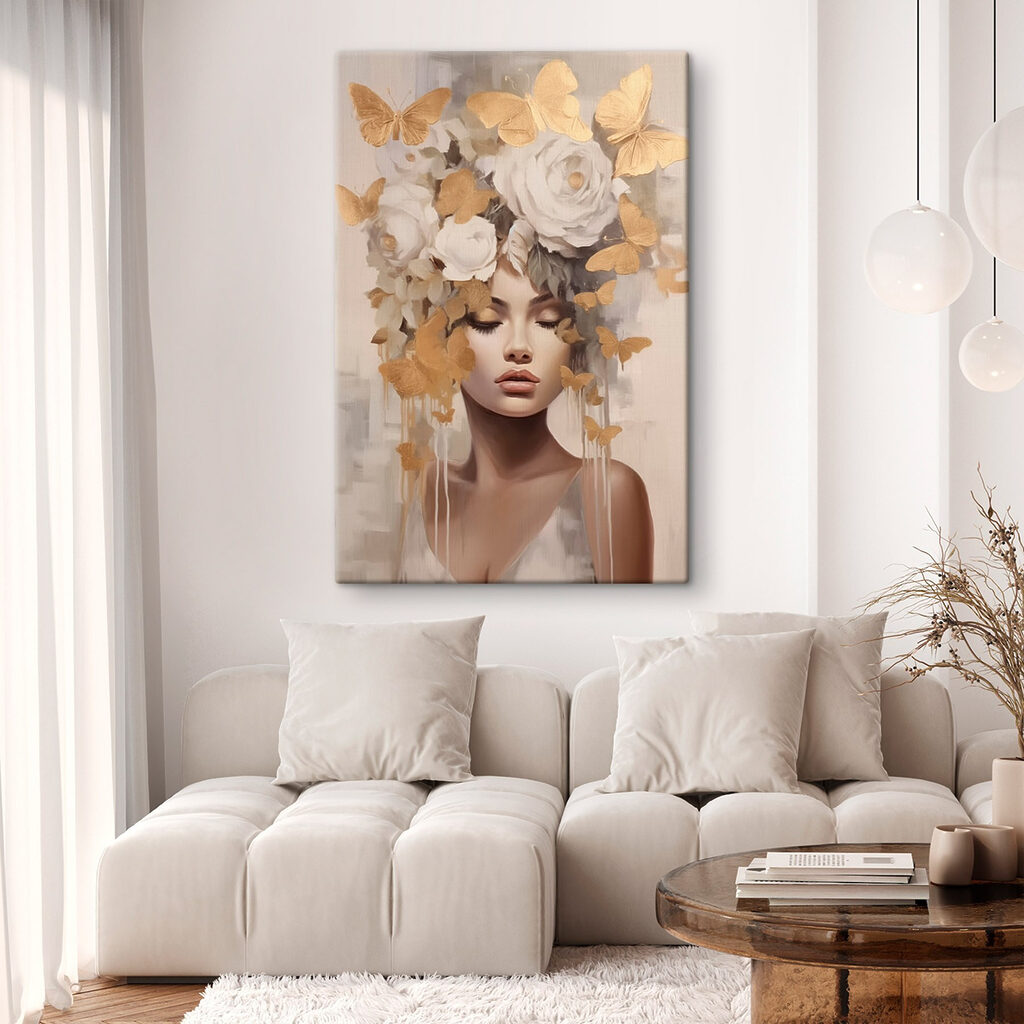 Retrato com coroa florida — interior 2