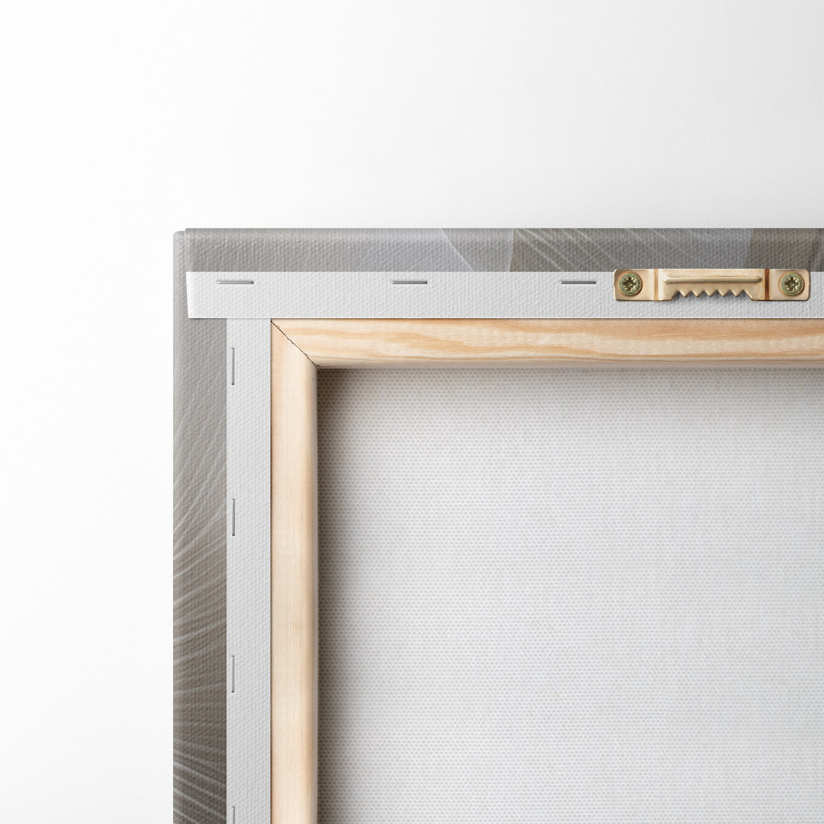 Pétalas brancas abstratas — verso