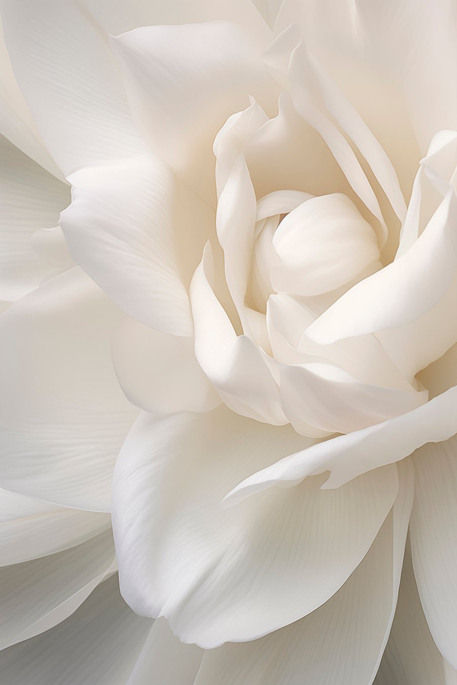 Flor branca abstrata — design completo