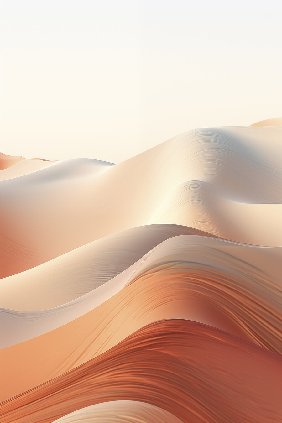 Dunas douradas e laranja — design completo