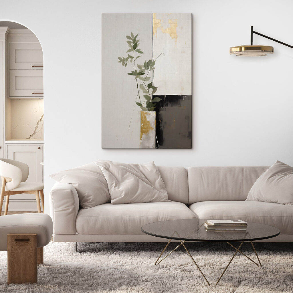 Ramo verde entre blocos — interior 2