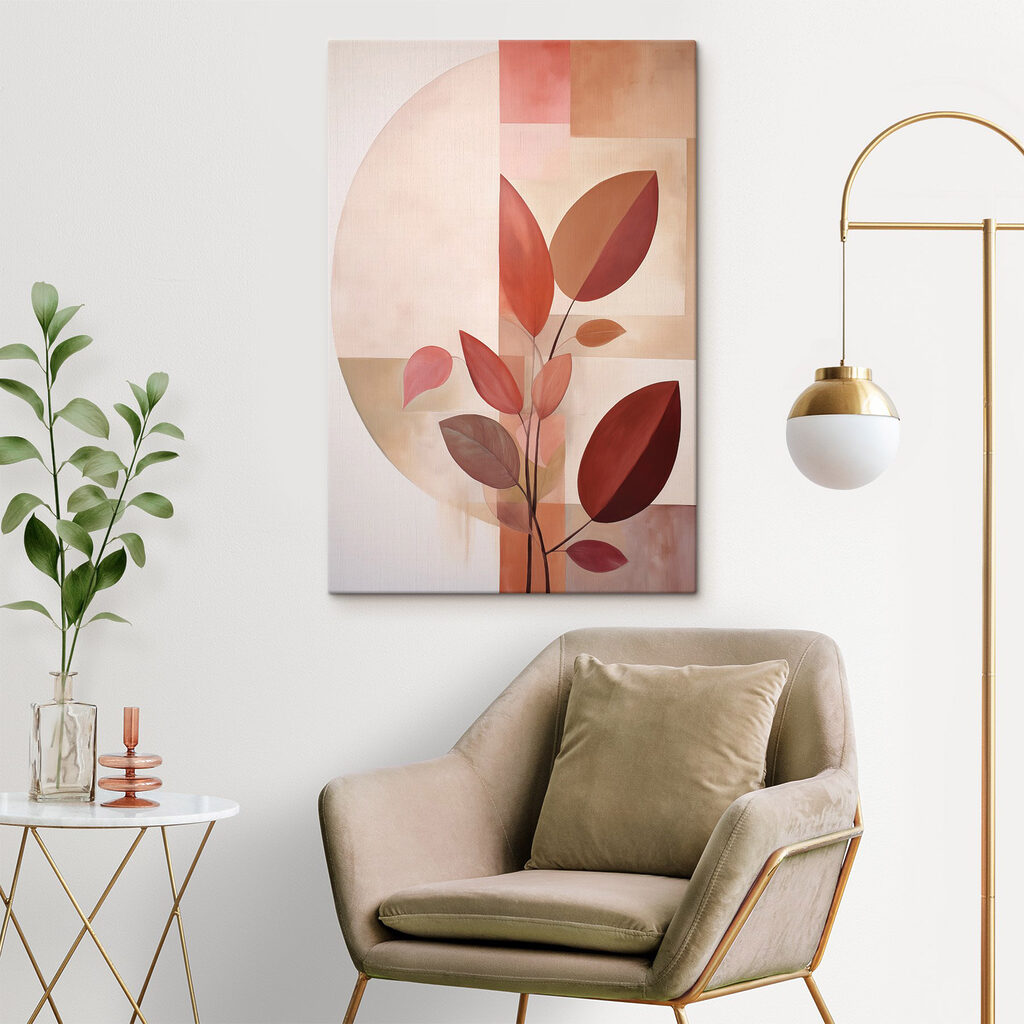 Ramo vermelho em geometria — interior 2