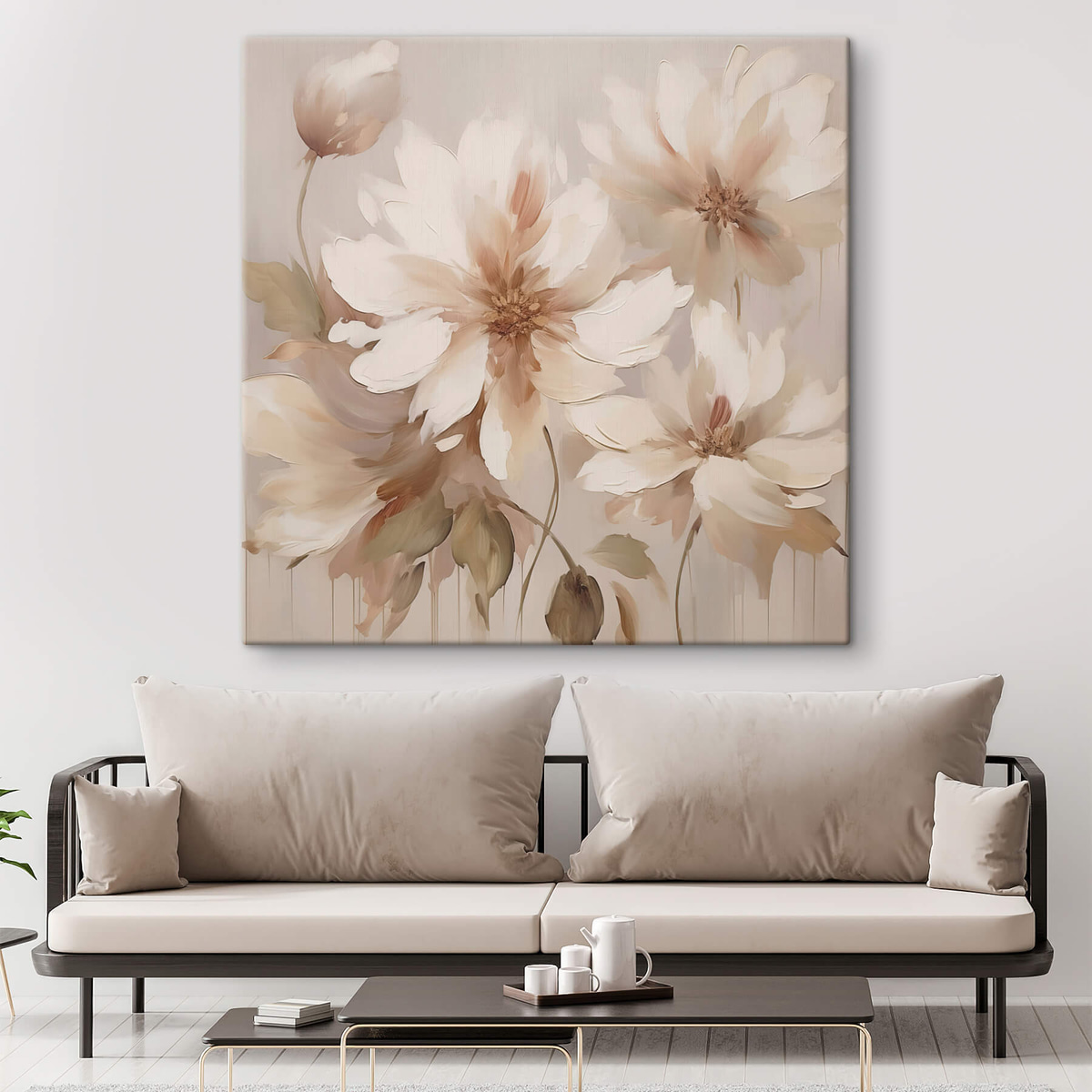 Flores abstratas — interior 1