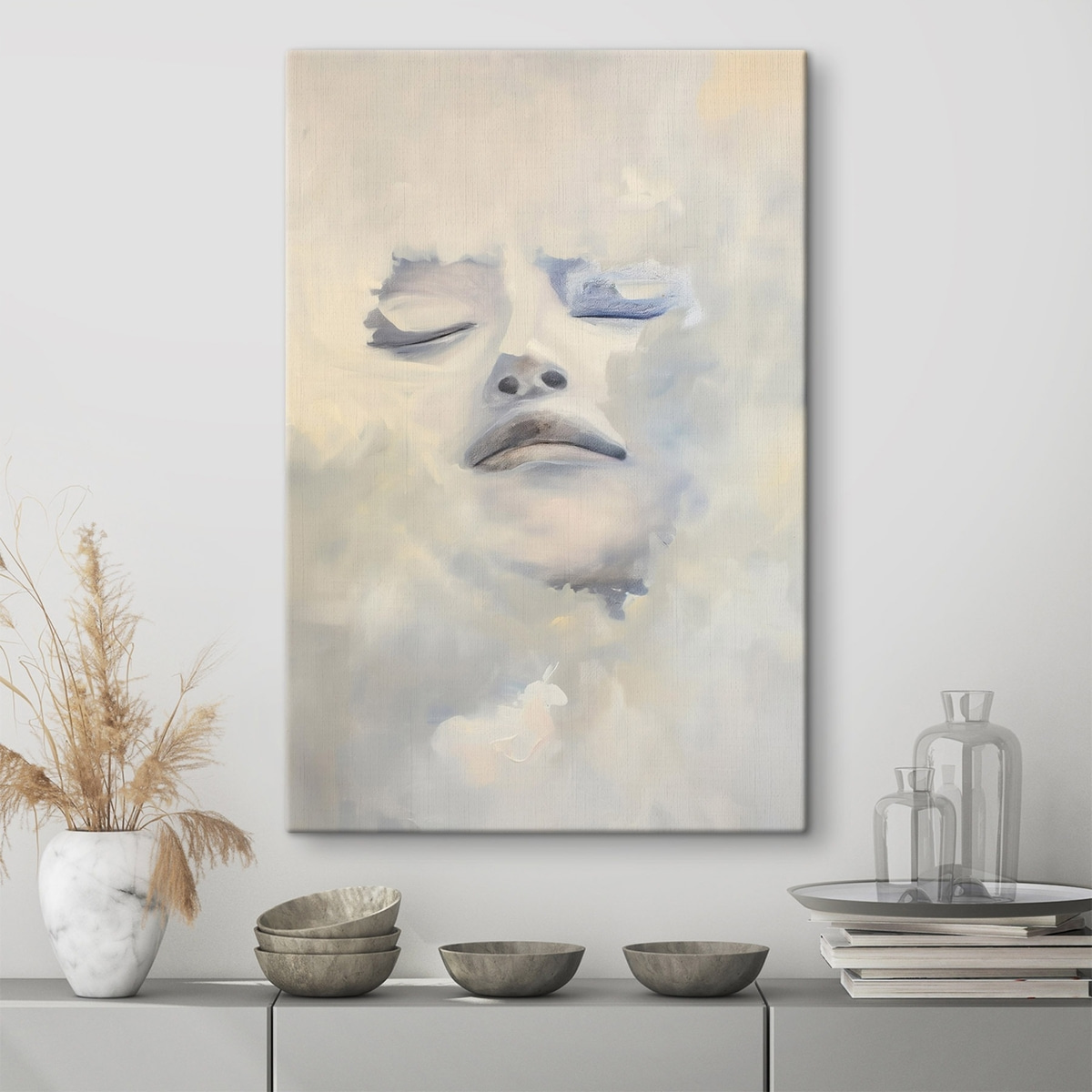 Casal entre nuvens — interior 1