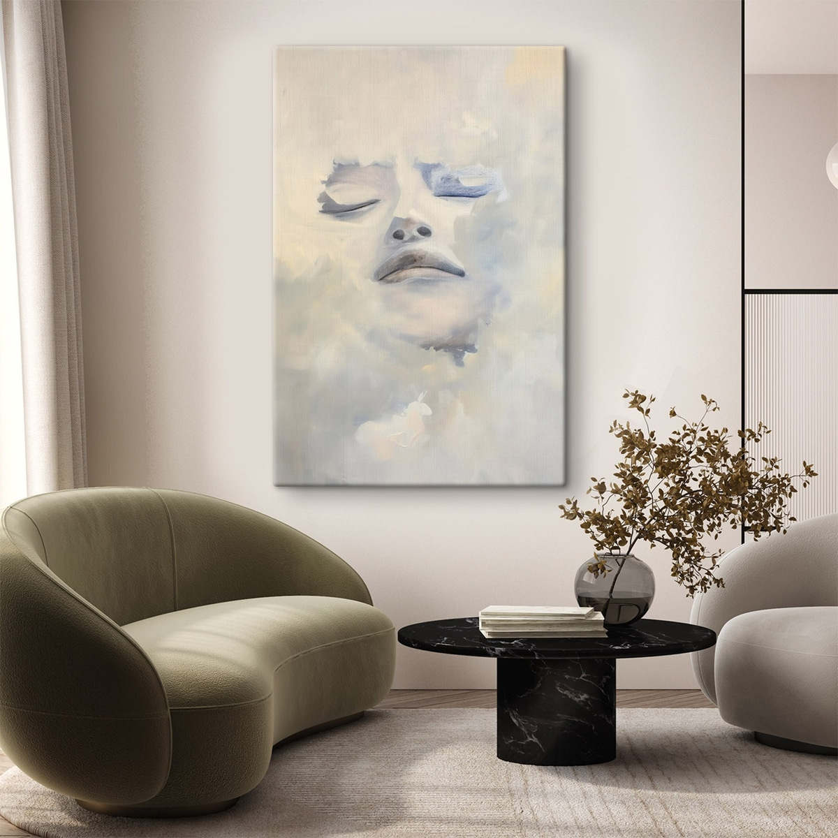 Casal entre nuvens — interior 2