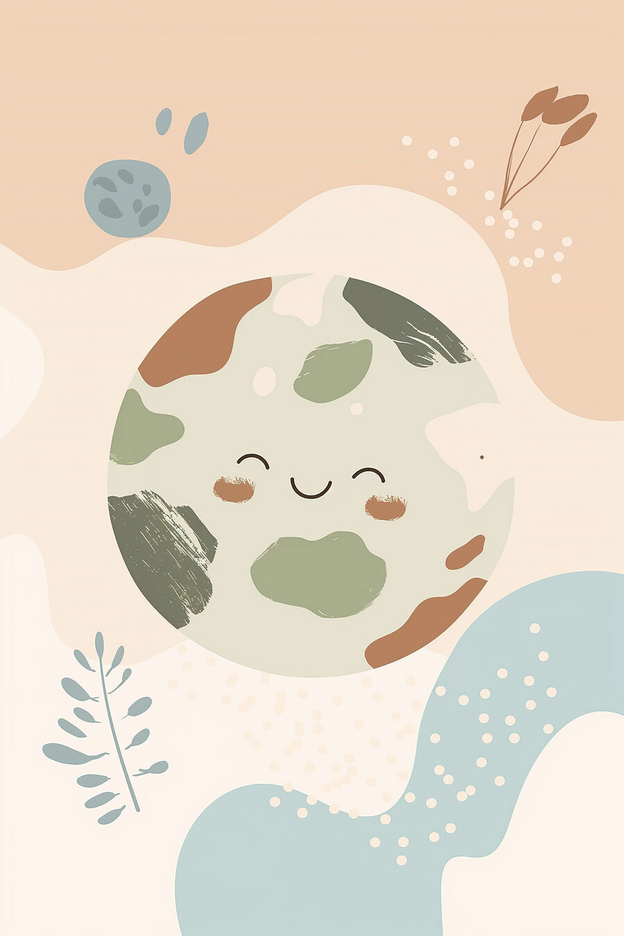 Planeta sorridente — design completo