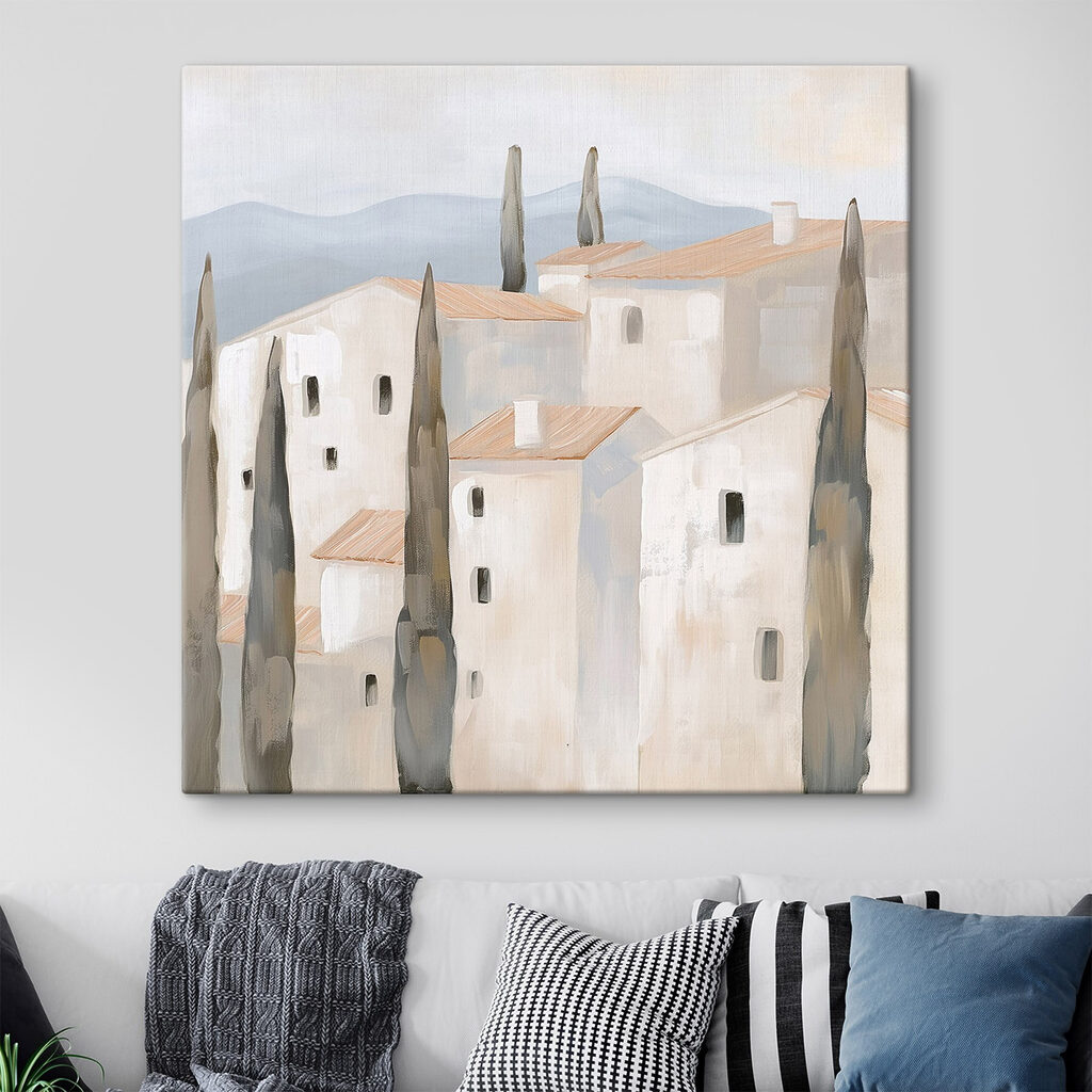 Aldeia entre ciprestes — interior 2