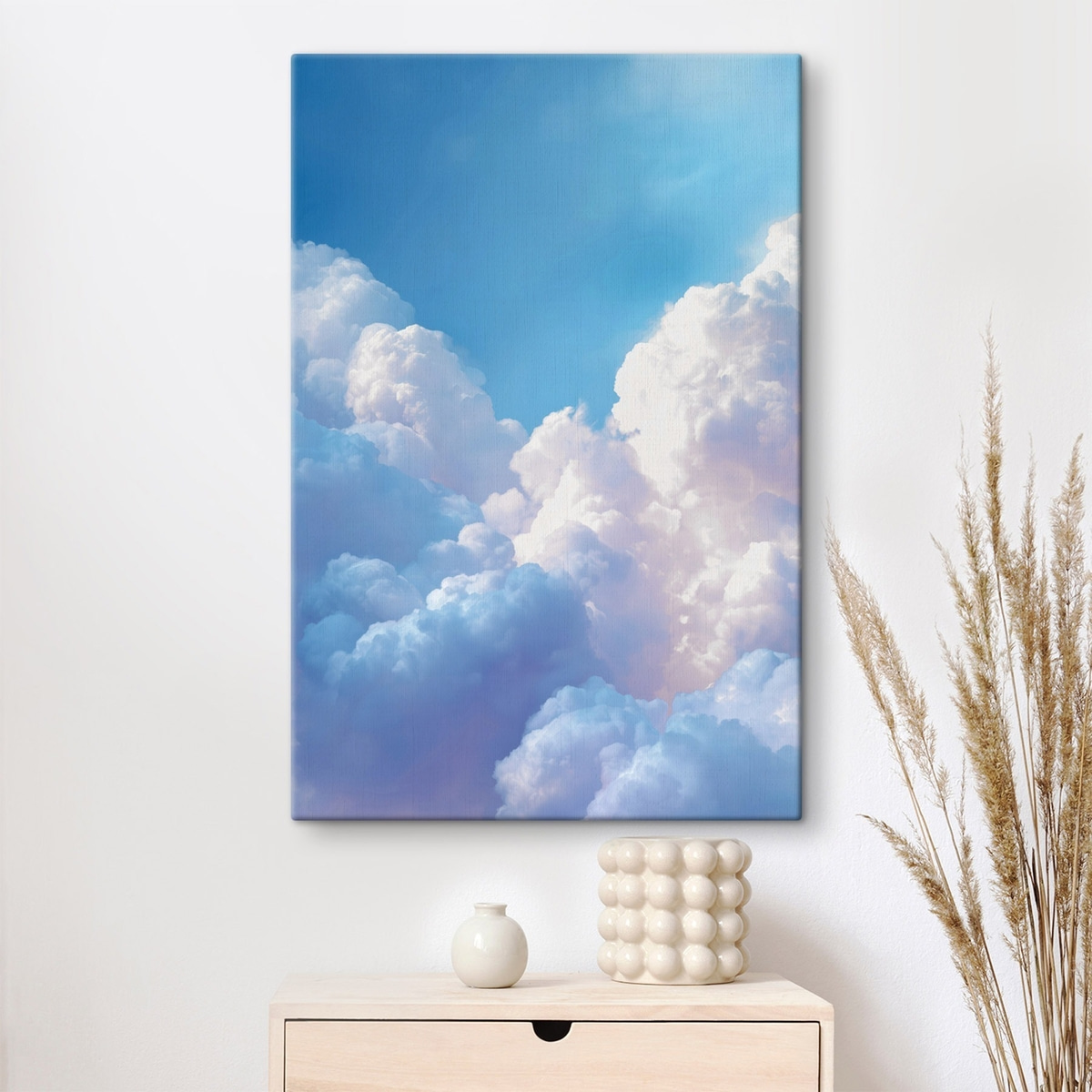 Céu de nuvens brancas — interior 3
