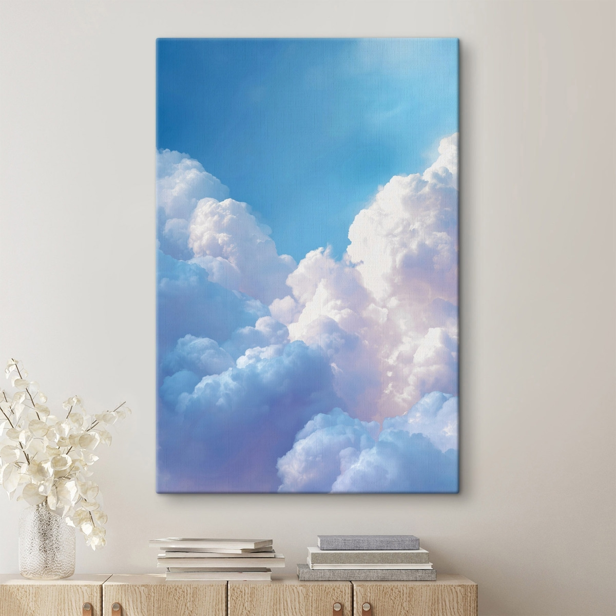 Céu de nuvens brancas — interior 2