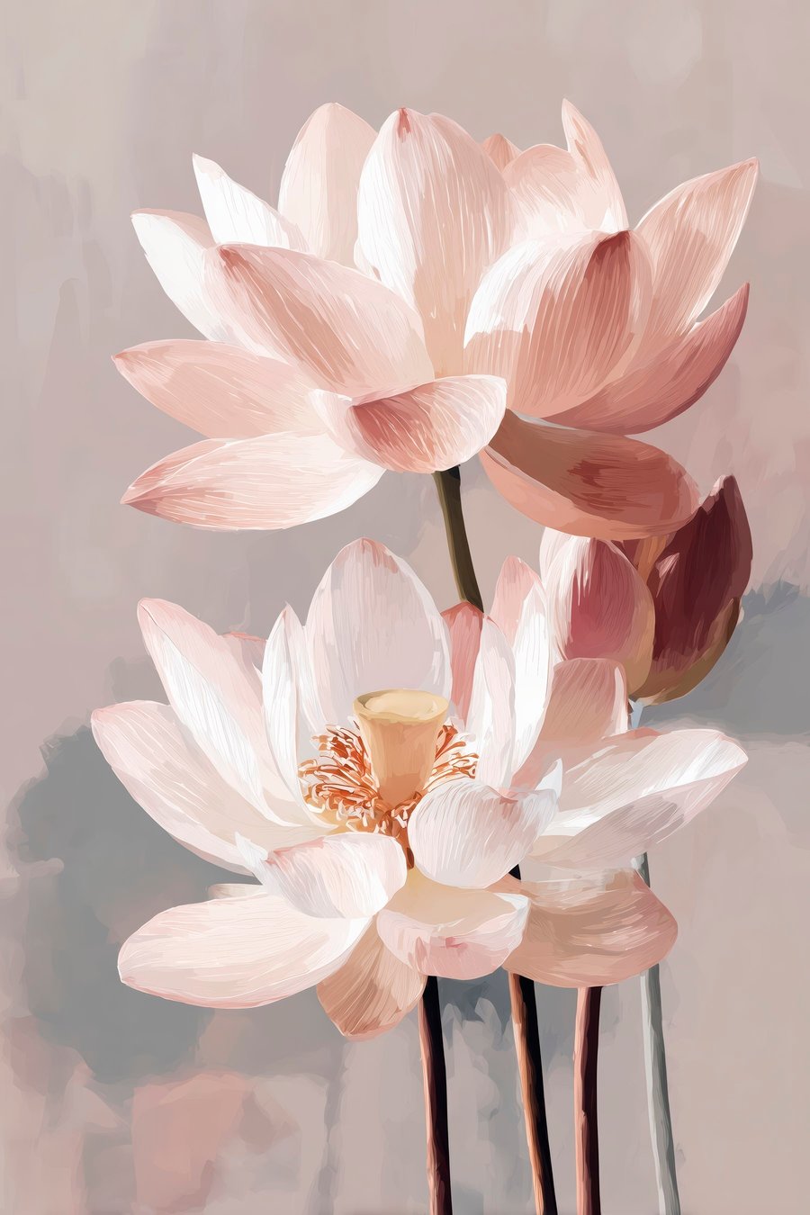 Lótus cor-de-rosa — design completo