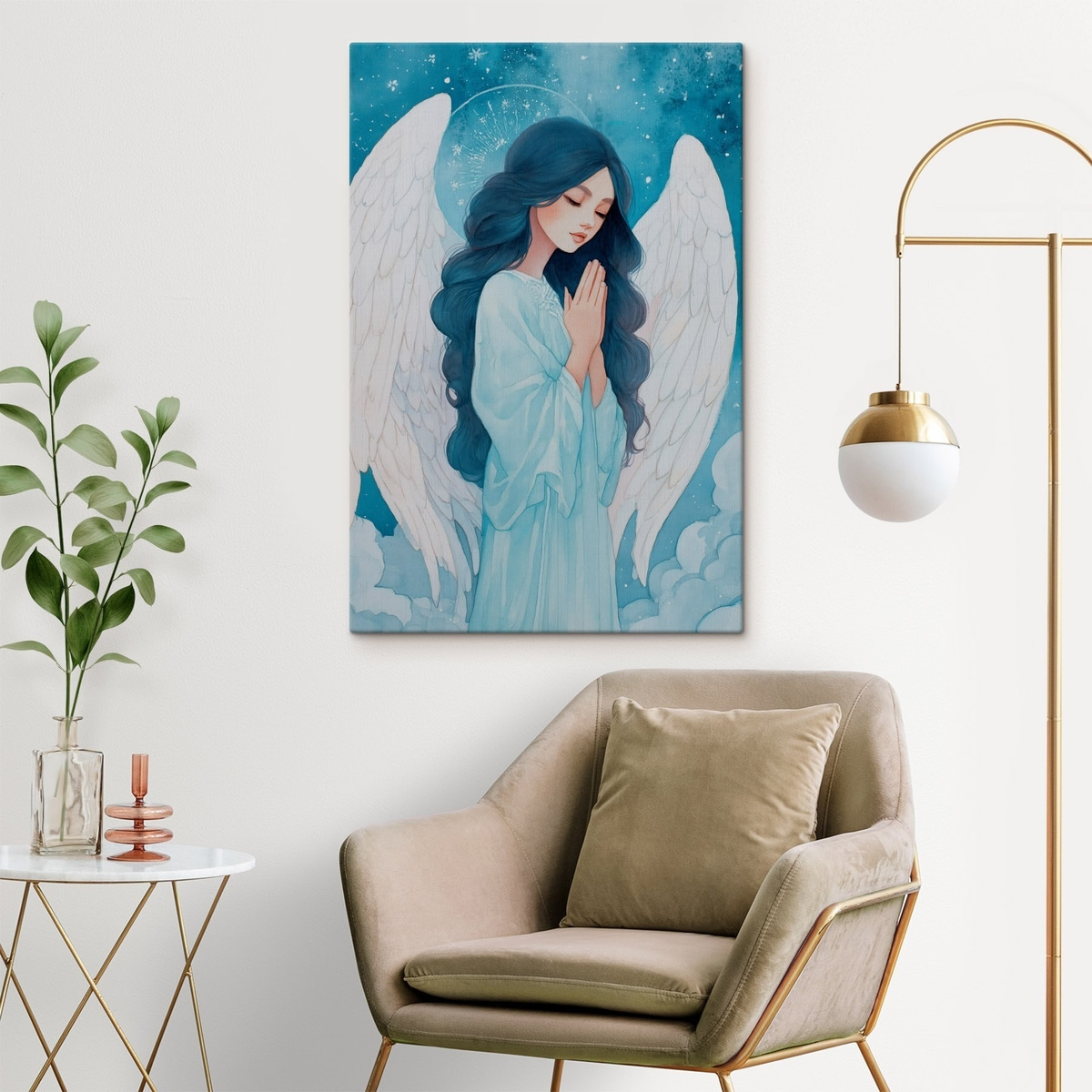 Anjo entre nuvens — interior 2