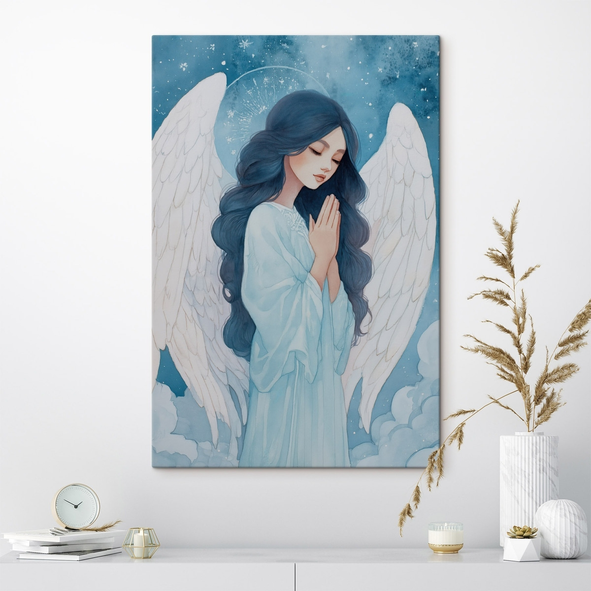 Anjo entre nuvens — interior 3