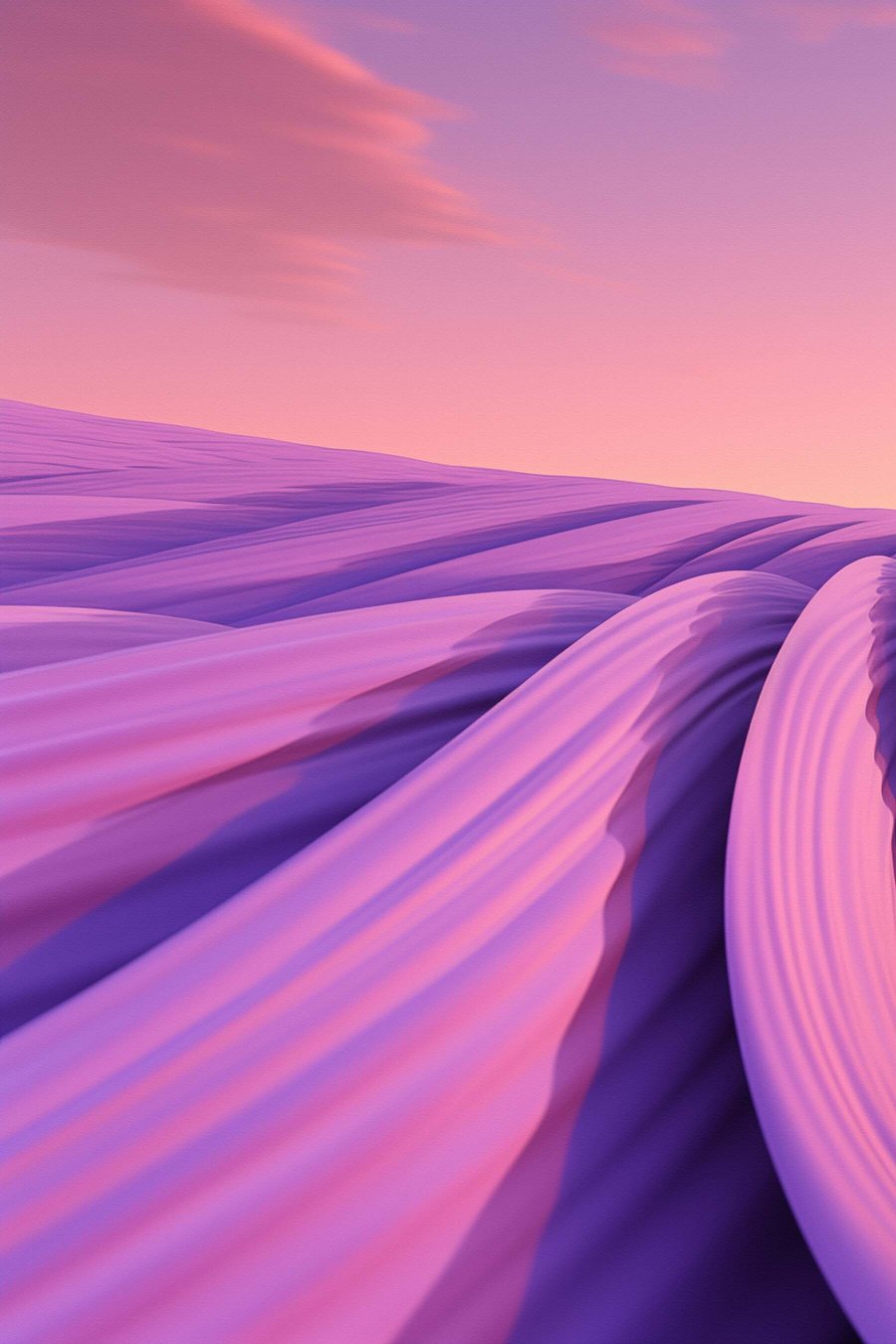 Campo de alfazema abstrato — design completo