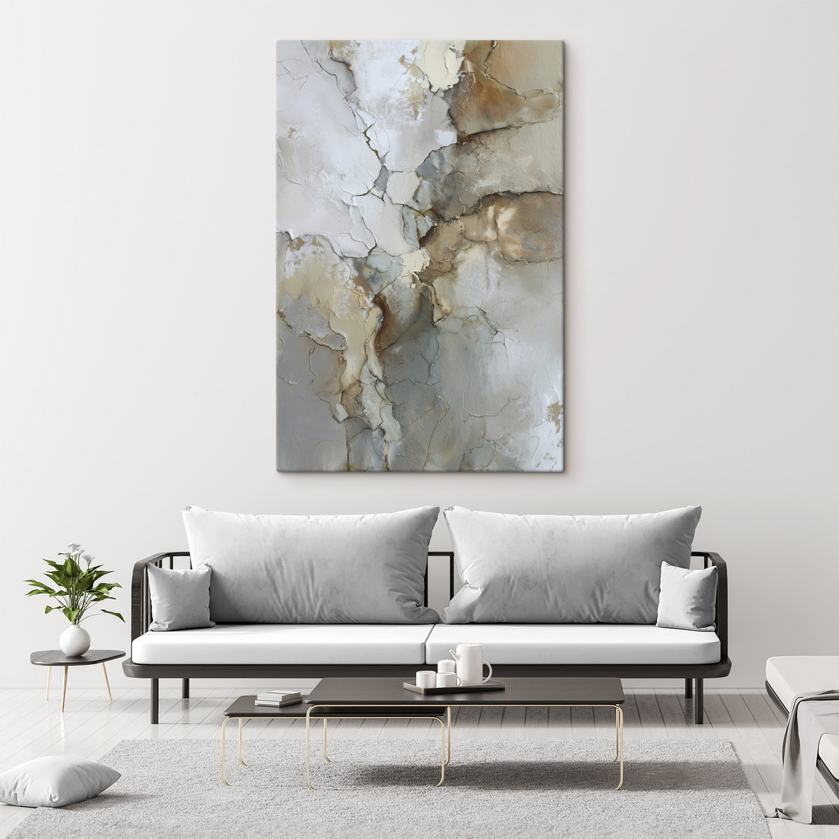 Textura abstrata com fissuras — interior 2