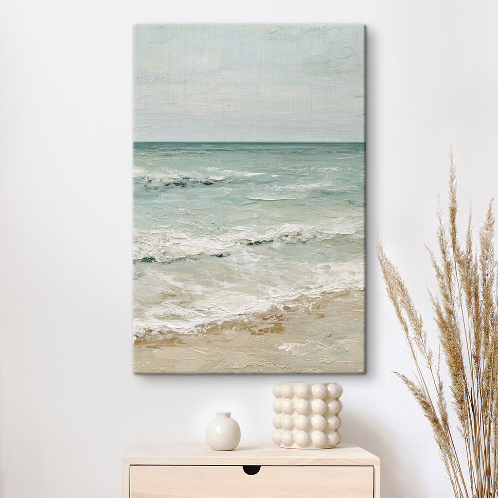 Ondas baixas na praia — interior 1