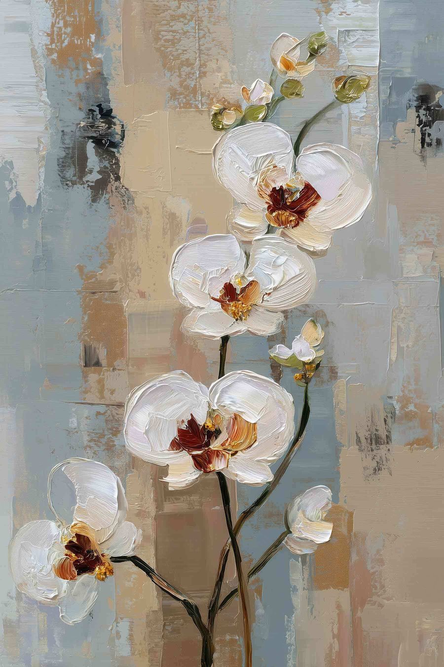 Orquídeas brancas — design completo