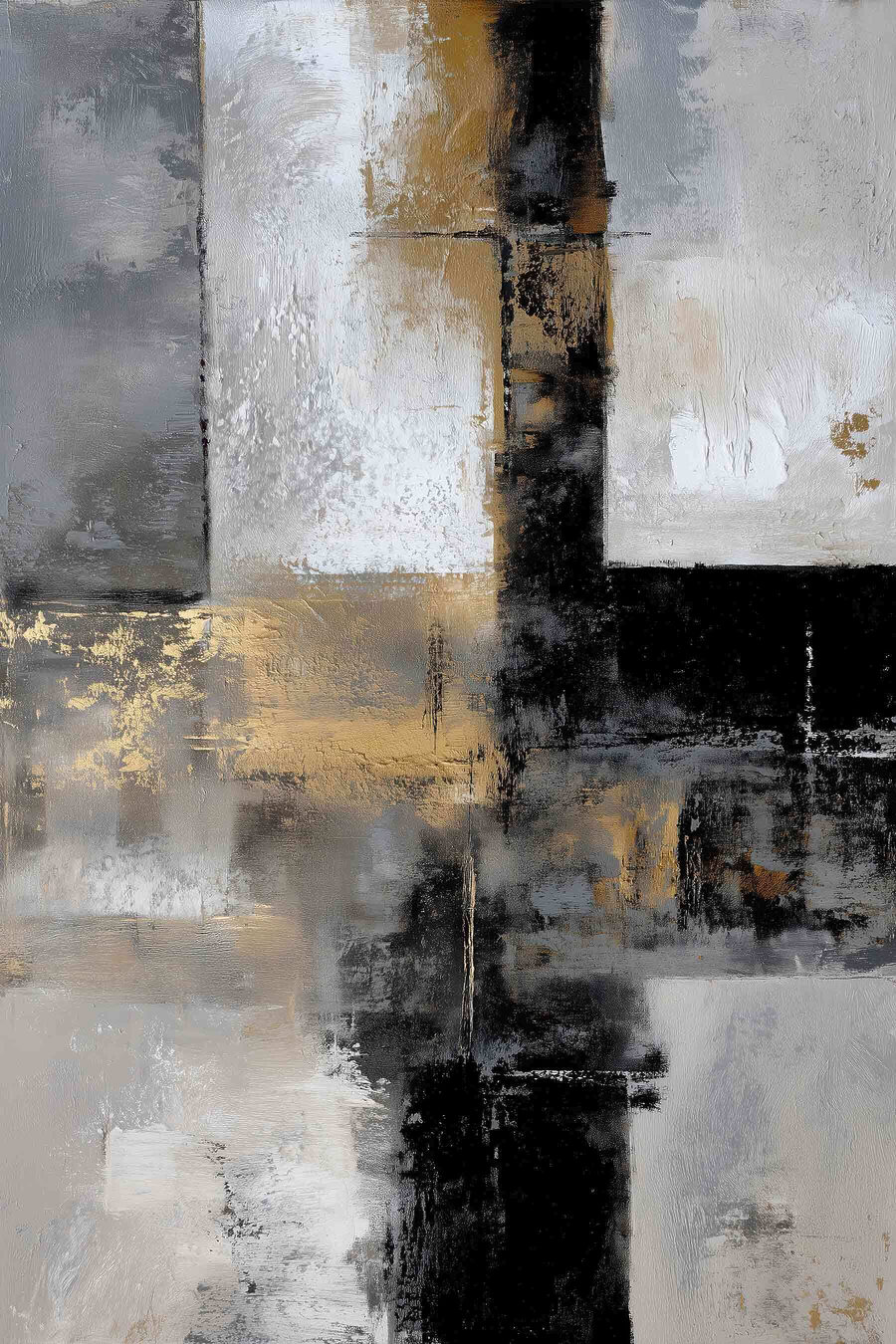 Linhas pretas com dourado — design completo