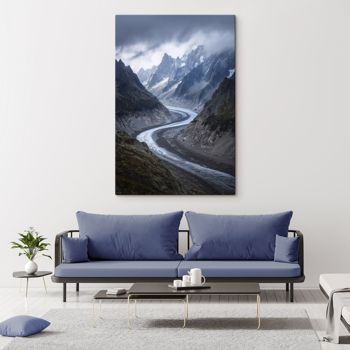 Montanhas com nuvens — interior 2