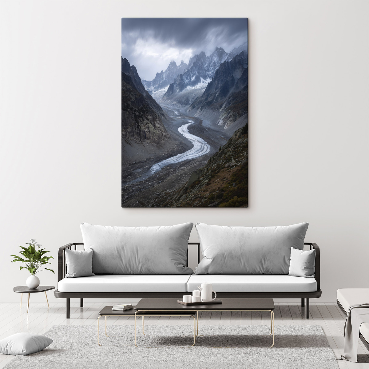 Montanhas com nuvens — interior 2