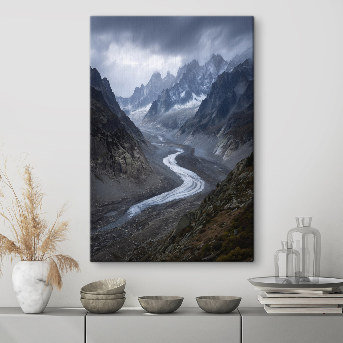 Montanhas com nuvens — interior 1
