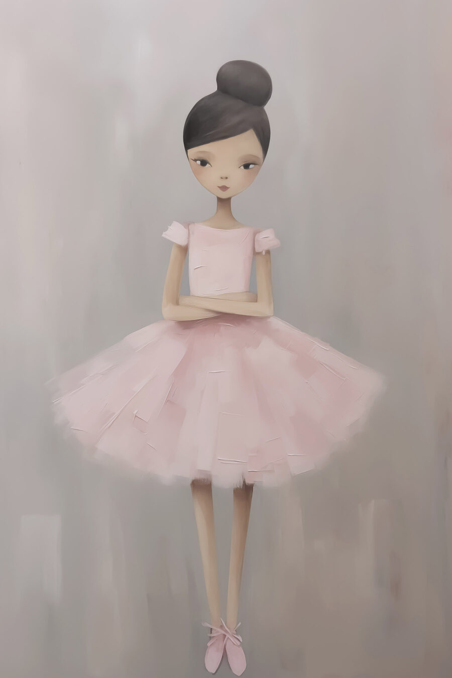 Bailarina pop em tutu — design completo