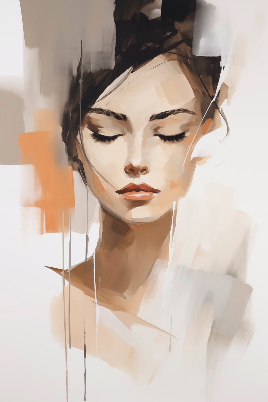 Retrato de menina — design completo