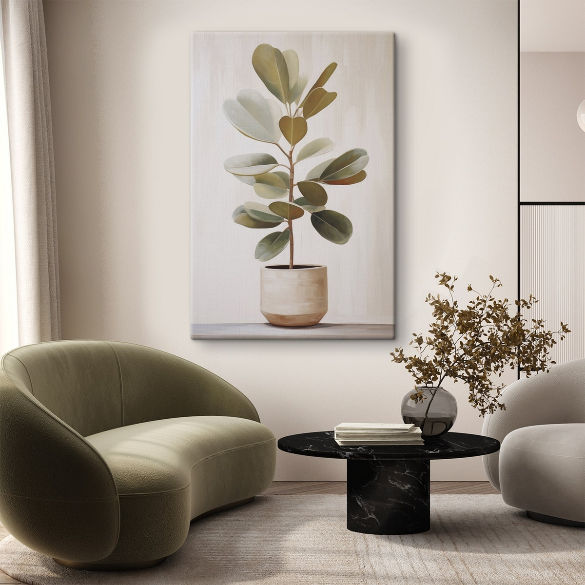 Ficus num vaso — interior 2