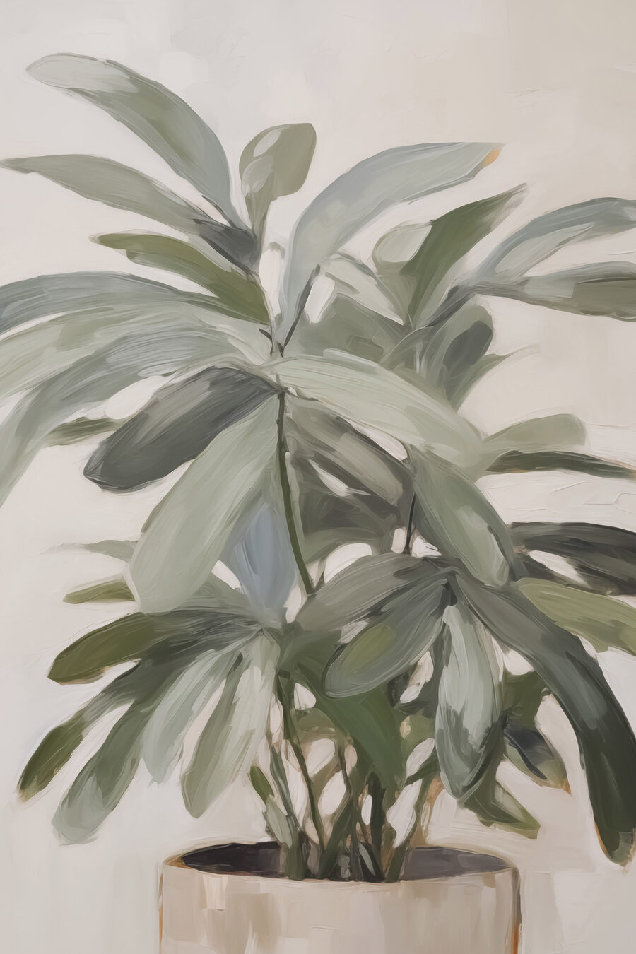 Planta verde de interior — design completo