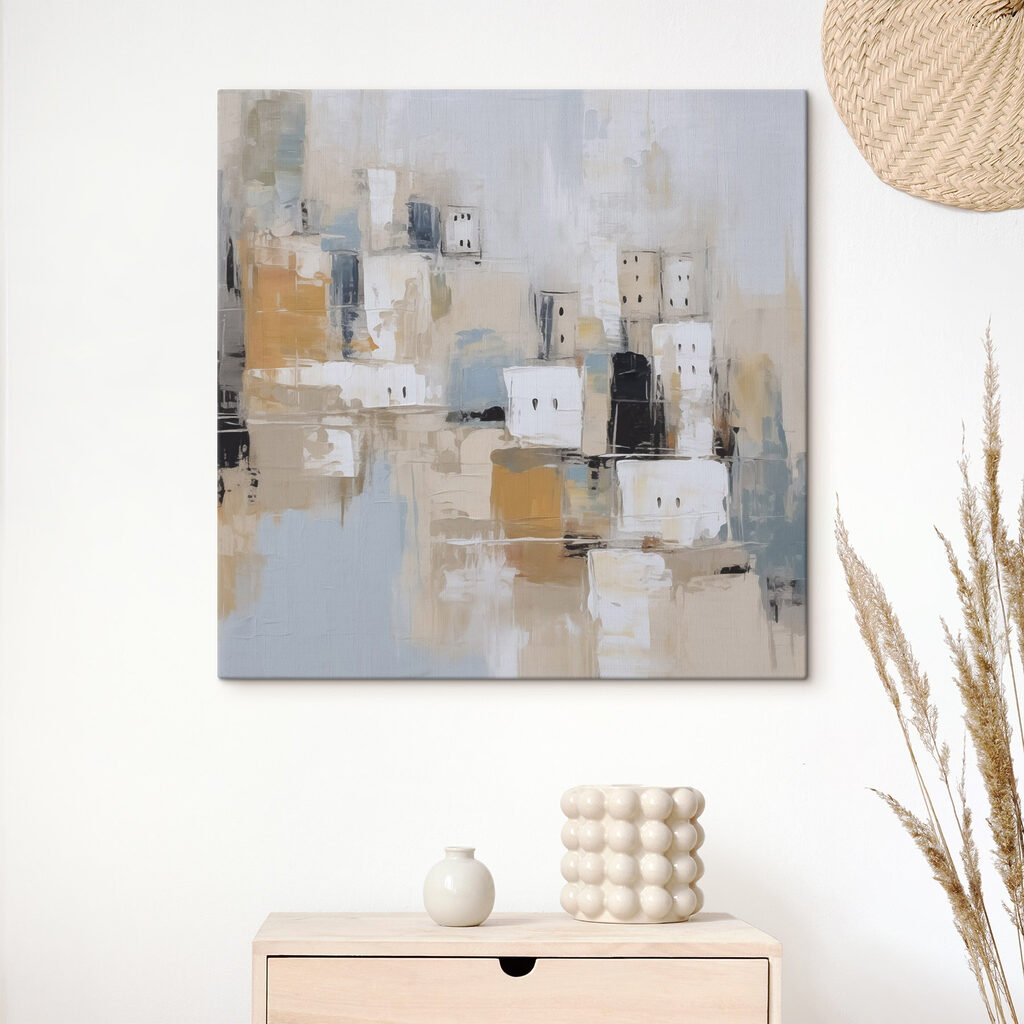 Fachadas claras em blocos — interior 1