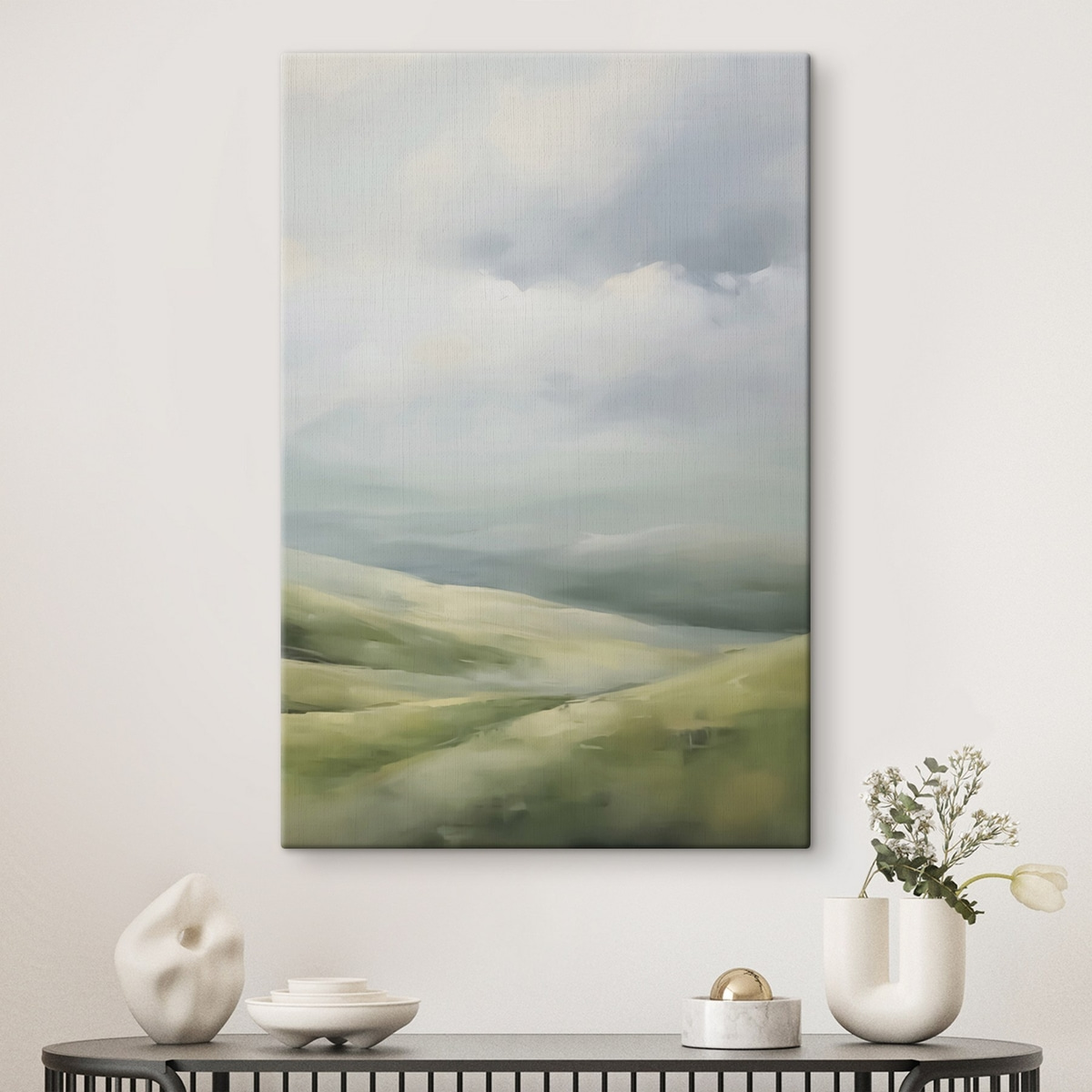 Campo sob nuvens — interior 1